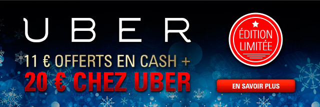 RECEVEZ DU CASH ET 20&nbsp;€ CHEZ UBER&nbsp;!